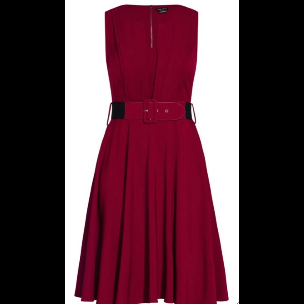 City Chic NWT Fit and Flare Dress